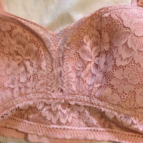 NWT KNIX Lace Bustier-Rose Water Pink-Large - Picture 4 of 6